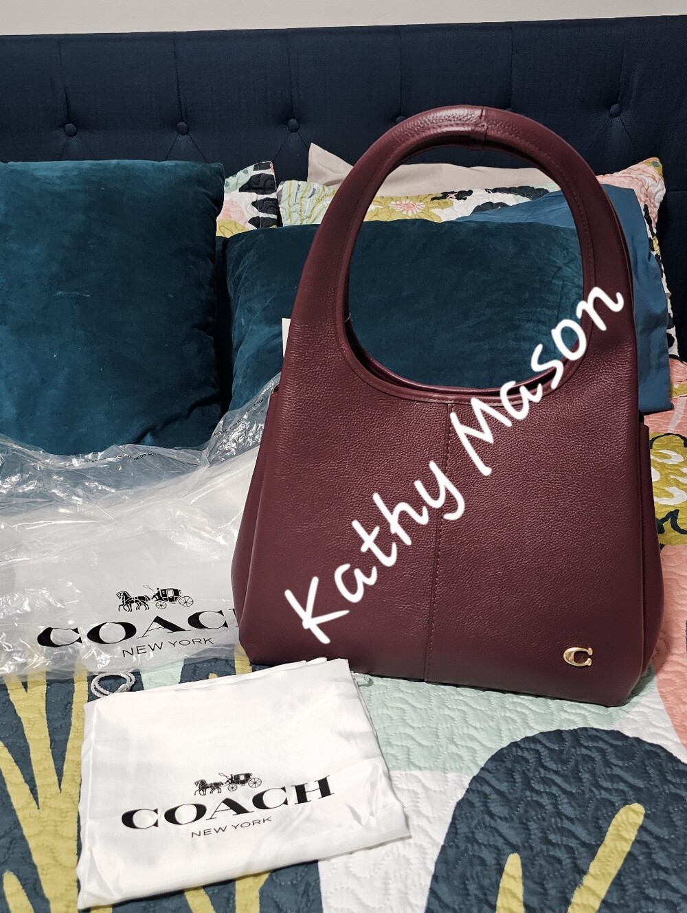 Coach Lana Shoulder Bag...Merlot